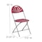 Flash Furniture Burgundy Plastic Folding Chair, PK2 2-LE-L-4-BUR-GG - alternate 4