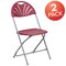 Flash Furniture Burgundy Plastic Folding Chair, PK2 2-LE-L-4-BUR-GG - alternate 10