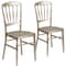 Flash Furniture HERCULES Series Gold Resin Stacking Napoleon Chair, PK2 2-LE-L-MON-GD-GG - alternate 4