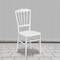 Flash Furniture HERCULES Series White Resin Stacking Napoleon Chair, PK2 2-LE-L-MON-WH-GG - alternate 1