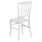 Flash Furniture HERCULES Series White Resin Stacking Napoleon Chair, PK2 2-LE-L-MON-WH-GG - alternate 3