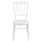 Flash Furniture HERCULES Series White Resin Stacking Napoleon Chair, PK2 2-LE-L-MON-WH-GG - alternate 9