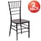 Flash Furniture HERCULES PREMIUM Series Mahogany Resin Stacking Chiavari Chair 2-LE-MAHOGANY-GG - alternate 2