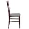Flash Furniture HERCULES Series Mahogany Resin Stacking Chiavari Chair, PK2 2-LE-MAHOGANY-M-GG - alternate 8
