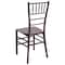 Flash Furniture HERCULES Series Mahogany Resin Stacking Chiavari Chair, PK2 2-LE-MAHOGANY-M-GG - alternate 2