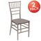 Flash Furniture HERCULES PREMIUM Series Pewter Resin Stacking Chiavari Chair 2-LE-PEWTER-GG - alternate 2