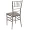 Flash Furniture HERCULES PREMIUM Series Pewter Resin Stacking Chiavari Chair 2-LE-PEWTER-GG - alternate 3