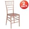 Flash Furniture HERCULES Series Rose Gold Resin Stacking Chiavari Chair, PK2 2-LE-ROSE-M-GG - alternate 4