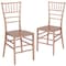 Flash Furniture HERCULES Series Rose Gold Resin Stacking Chiavari Chair, PK2 2-LE-ROSE-M-GG - alternate 3