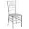 Flash Furniture HERCULES PREMIUM Series Silver Resin Stacking Chiavari Chair 2-LE-SILVER-GG - alternate 5