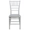 Flash Furniture HERCULES PREMIUM Series Silver Resin Stacking Chiavari Chair 2-LE-SILVER-GG - alternate 7