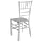 Flash Furniture HERCULES Series Silver Resin Stacking Chiavari Chair, PK2 2-LE-SILVER-M-GG - alternate 5