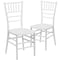 Flash Furniture HERCULES PREMIUM Series White Resin Stacking Chiavari Chair 2-LE-WHITE-GG - alternate 5
