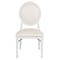Flash Furniture White Round Back Dining Chair, PK2 2-LE-W-W-MON-GG - alternate 10