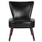 Flash Furniture HERCULES Holloway Series Black Leather Retro Chair, PK2 2-QY-A02-BK-GG - alternate 8