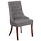 Flash Furniture HERCULES Paddington Series Gray Fabric Tufted Chair, PK2 2-QY-A08-GY-GG - alternate 3
