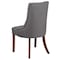 Flash Furniture HERCULES Paddington Series Gray Fabric Tufted Chair, PK2 2-QY-A08-GY-GG - alternate 4