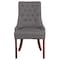 Flash Furniture HERCULES Paddington Series Gray Fabric Tufted Chair, PK2 2-QY-A08-GY-GG - alternate 6