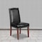 Flash Furniture Black Leather Parsons Chair, PK2 2-QY-A13-9349-BK-GG - alternate 1