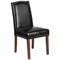 Flash Furniture Black Leather Parsons Chair, PK2 2-QY-A13-9349-BK-GG - alternate 10