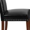 Flash Furniture Black Leather Parsons Chair, PK2 2-QY-A13-9349-BK-GG - alternate 9