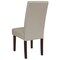 Flash Furniture Greenwich Series Beige Leather Parsons Chair, PK2 2-QY-A37-9061-BGL-GG - alternate 4
