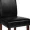Flash Furniture Greenwich Series Black Leather Parsons Chair, PK2 2-QY-A37-9061-BKL-GG - alternate 3