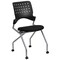 Flash Furniture Galaxy Mobile Nesting Chair with Black Fabric Seat, PK2 2-WL-A224V-GG - alternate 4