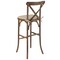 Flash Furniture Antique Cross Back Barstool, PK2 2-XA-X-BAR-GO-BC-GG - alternate 5