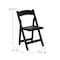 Flash Furniture HERCULES Series Black Wood Folding Chair with Vinyl Padded Seat, PK2 2-XF-2902-BK-WOOD-GG - alternate 3