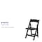 Flash Furniture HERCULES Series Black Wood Folding Chair with Vinyl Padded Seat, PK2 2-XF-2902-BK-WOOD-GG - alternate 6