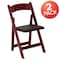 Flash Furniture Mahogany Wood Folding Chair, PK2 2-XF-2903-MAH-WOOD-GG - alternate 8