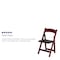 Flash Furniture Mahogany Wood Folding Chair, PK2 2-XF-2903-MAH-WOOD-GG - alternate 3