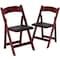Flash Furniture Mahogany Wood Folding Chair, PK2 2-XF-2903-MAH-WOOD-GG - alternate 7