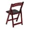 Flash Furniture Mahogany Wood Folding Chair, PK2 2-XF-2903-MAH-WOOD-GG - alternate 4