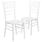 Flash Furniture HERCULES Series White Wood Chiavari Chair, PK2 2-XS-WHITE-GG - alternate 4