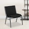 Flash Furniture Black Fabric Stack Chair, PK2 2-XU-60555-BK-GG - alternate 1