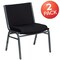 Flash Furniture Black Fabric Stack Chair, PK2 2-XU-60555-BK-GG - alternate 4