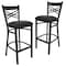 Flash Furniture Black X Stool-Black Seat, PK2 2-XU-6F8BXBK-BAR-BLKV-GG - alternate 5