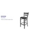 Flash Furniture Black X Stool-Black Seat, PK2 2-XU-6F8BXBK-BAR-BLKV-GG - alternate 3