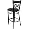 Flash Furniture Black X Stool-Black Seat, PK2 2-XU-6F8BXBK-BAR-BLKV-GG - alternate 6