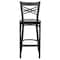 Flash Furniture Black X Stool-Wal Seat, PK2 2-XU-6F8BXBK-BAR-WALW-GG - alternate 8