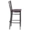 Flash Furniture Clear X Stool-Mah Seat, PK2 2-XU-6F8B-CLR-BAR-MAHW-GG - alternate 8