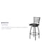 Flash Furniture Black Ladder Stool-Black Seat, PK2 2-XU-6F8B-LADSWVL-BLKV-GG - alternate 5