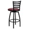 Flash Furniture Black Ladder Stool-Burg Seat, PK2 2-XU-6F8B-LADSWVL-BURV-GG - alternate 3