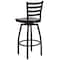 Flash Furniture Black Ladder Stool-Wal Seat, PK2 2-XU-6F8B-LADSWVL-WALW-GG - alternate 6