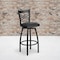 Flash Furniture Black X Swivel Stool-Blk Seat, PK2 2-XU-6F8B-XSWVL-BLKV-GG - alternate 1