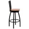 Flash Furniture Black X Swivel Stool-Chy Seat, PK2 2-XU-6F8B-XSWVL-CHYW-GG - alternate 8
