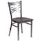 Flash Furniture Clear X Chair-Wal Seat, PK2 2-XU-6FOB-CLR-WALW-GG - alternate 6