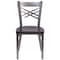 Flash Furniture Clear X Chair-Wal Seat, PK2 2-XU-6FOB-CLR-WALW-GG - alternate 8